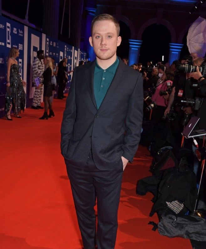 joe arriving at the bifa awards in london