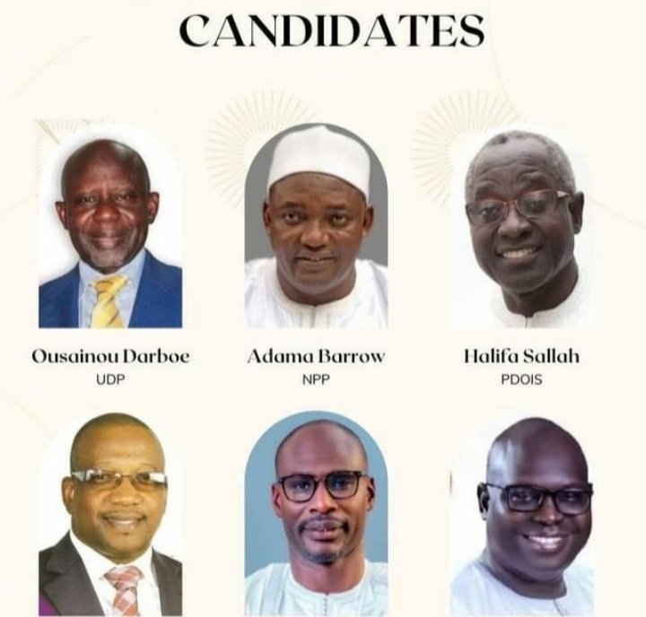 Africanelection's tweet photo. Final Results as declared by the Gambia Independent Electoral Commission.

NPP- 457,519
UDP- 238,253
Independent Essa Mbye Faal - 17,206
NUP- 8252
GDC- 105,902
PDOIS- 32,435

#GambiaDecides2021
#AfricanElectionsProject https://t.co/VHRjJokLkn