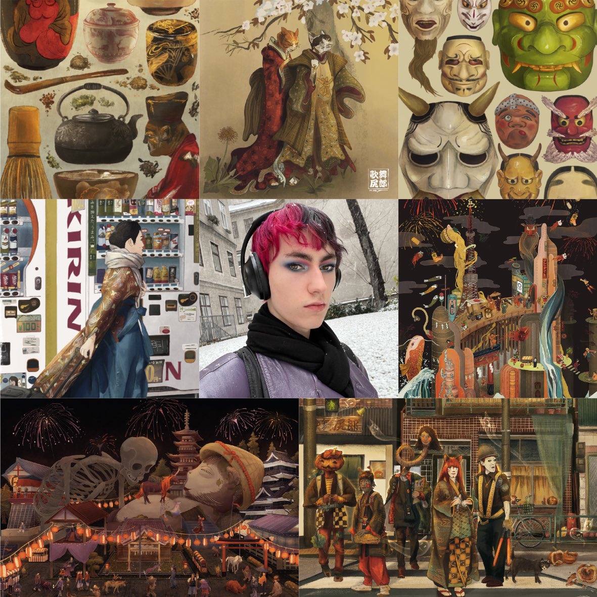 KabujiroK's tweet photo. #artvsartist2021 … has it already been a year? 

Had a real struggle just picking a few this time around https://t.co/uzm9hFom6r