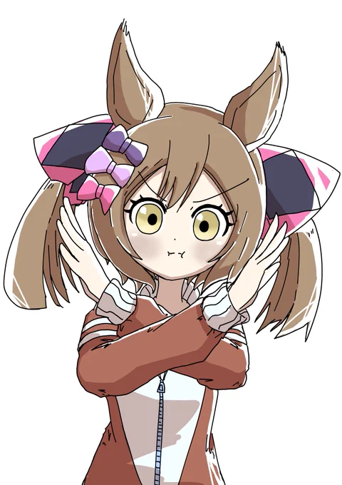 かっこいいは違う!やり直し!
#ひとくちファル子 

#スマートファルコン  #ウマ娘 #ウマ娘プリティダービー 