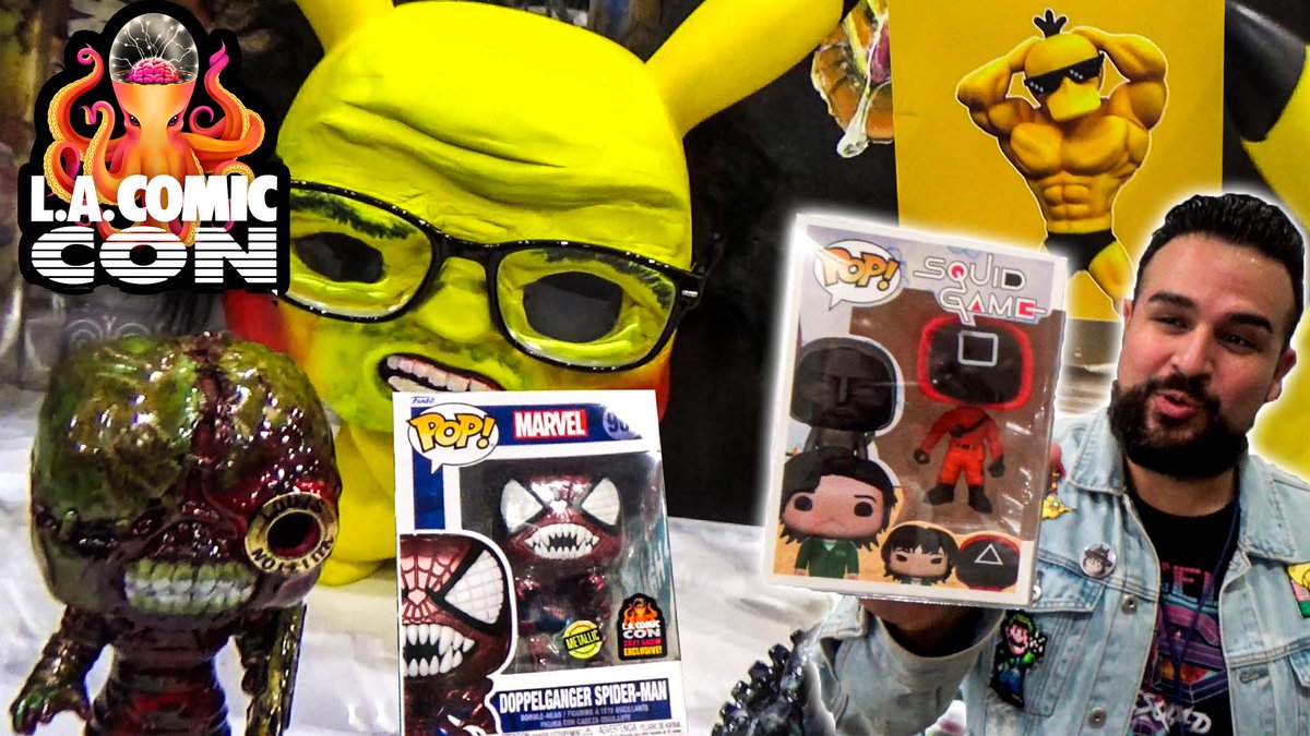 Had an amazing time at #LAComicCon this year! I got some dope stuff, including a #SquidGame bootleg Funko Pop lol ! check out the video on Youtube! 
youtu.be/Na4cZR5Ohak

#comicconla #ComicCon #funkoPOP
