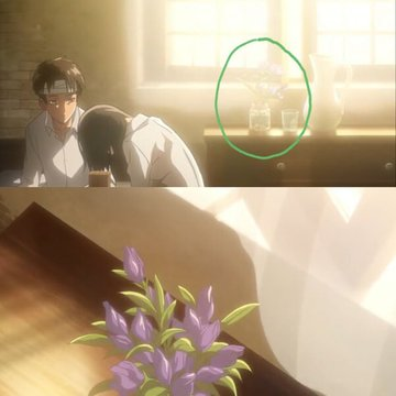 kimicomtr's tweet photo. AOT de, ne zaman Eren ve Mikasa başbaşa kalsa,etrafta mor çan çiçekleri belirir.Bu çan çiçekleri, gizli aşk veya asla ulaşılamayan (gerçekleşmeyen) aşk çiçekleri olarakta bilinirler.Bu yüzden  Eren ve Mikasa her başbaşa kaldığında bu çiçekleri bir yerlerde görebilirsiniz. https://t.co/d2cxvkTLNx