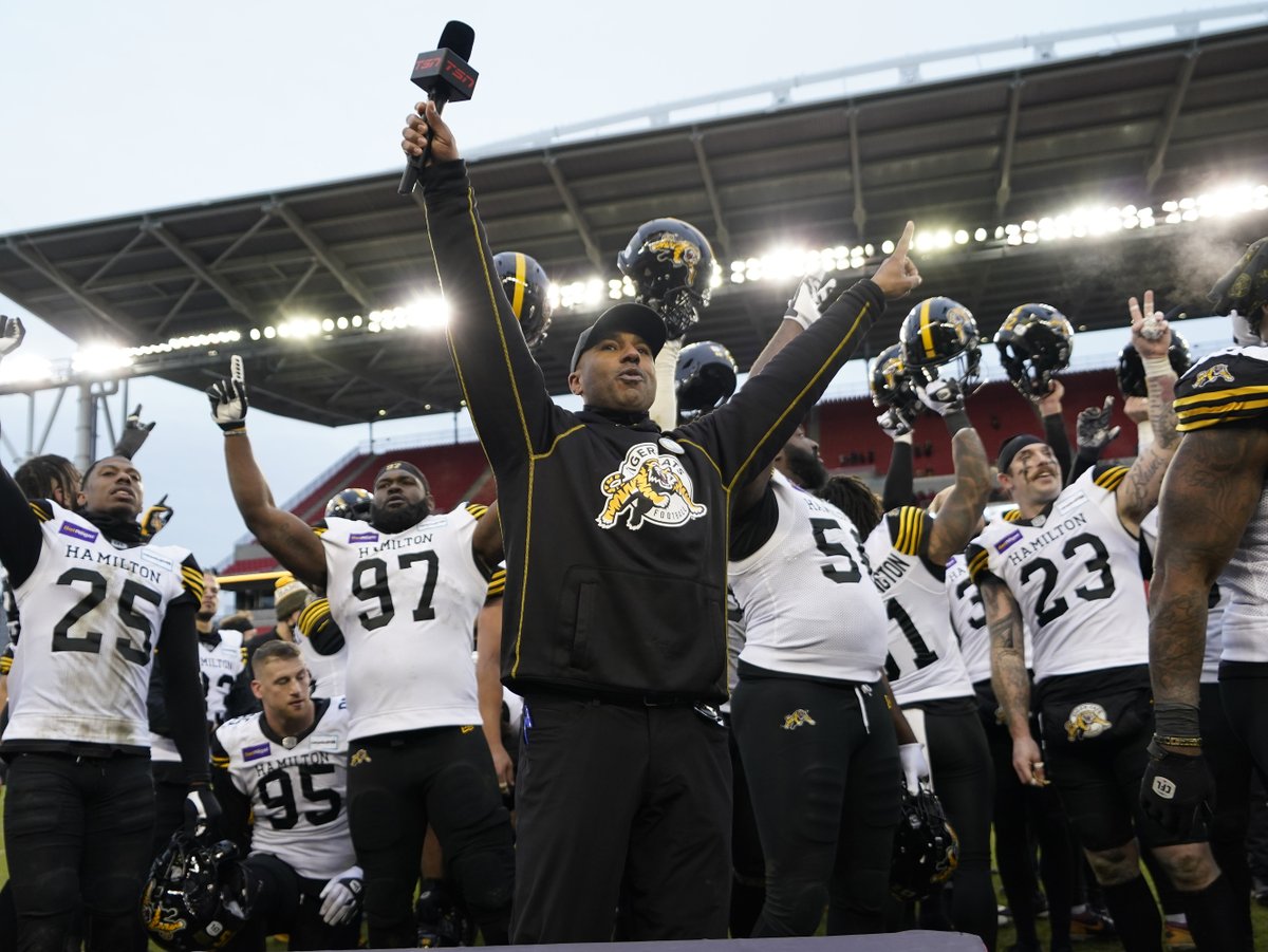 Hamilton, thank you for having our backs today in Toronto. Best fans in the CFL. You made the difference!

#GCPlayoffs | #GreyCup