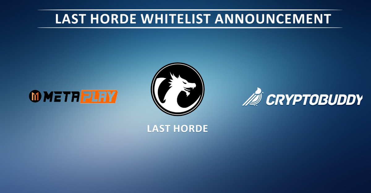 CryptolenzHQ's tweet photo. 🚀🚀Win a Whitelist ticket for @LastHorde IDO on Metaplay

In partnership with @METAPLAYio 
🚀  @lasthorde is a Play to Earn NFT Card Game
🚀  Exclusive for Cryptobuddy community 
🚀 IDO Date - Dec 10 to 11, IMC $200K

Follow simple steps: 
https://t.co/F0yPFPTnZn https://t.co/S7sAk9Y2CN