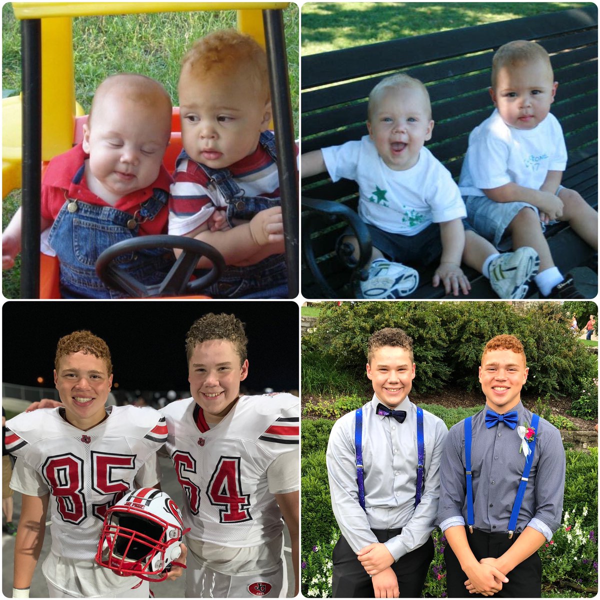 Here we go! The next two days we celebrate these awesome guys! Zeke hates to hear it but tomorrow all day they will be the same age! Gid turns 15 &amp; Tuesday Zeke turns 16! Happy Birthday week to our Irish twins!  🎈🎈 🎉