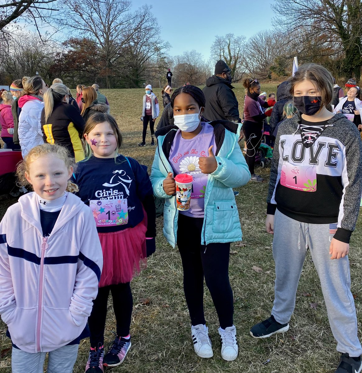 solleykerr's tweet photo. Congratulations to all the Girls on the Run!  You can see their star power! @SolleyAACPS https://t.co/H9tZiNkFpb