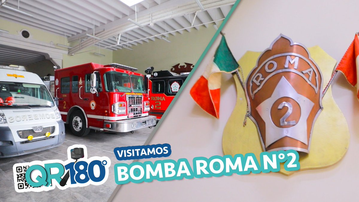 ¿Sabías que la estación de bomberos más antigua de Lima, se encuentra en la Bomba Roma N°2?

👉 Conoce su historia en una nueva edición de #QR180º: bit.ly/3GvEa0Z

📍 Encuentra la placa con el código QR en la cuadra 5 del Jr. Junín.

¡Nos vemos el próximo a las 8 p.m.!