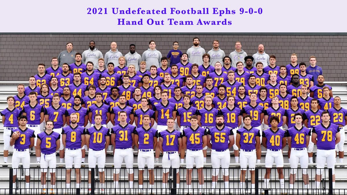 Undefeated Eph Football Team 9-0-0 Hands Out 2021 Team Awards bit.ly/3xXcTQT