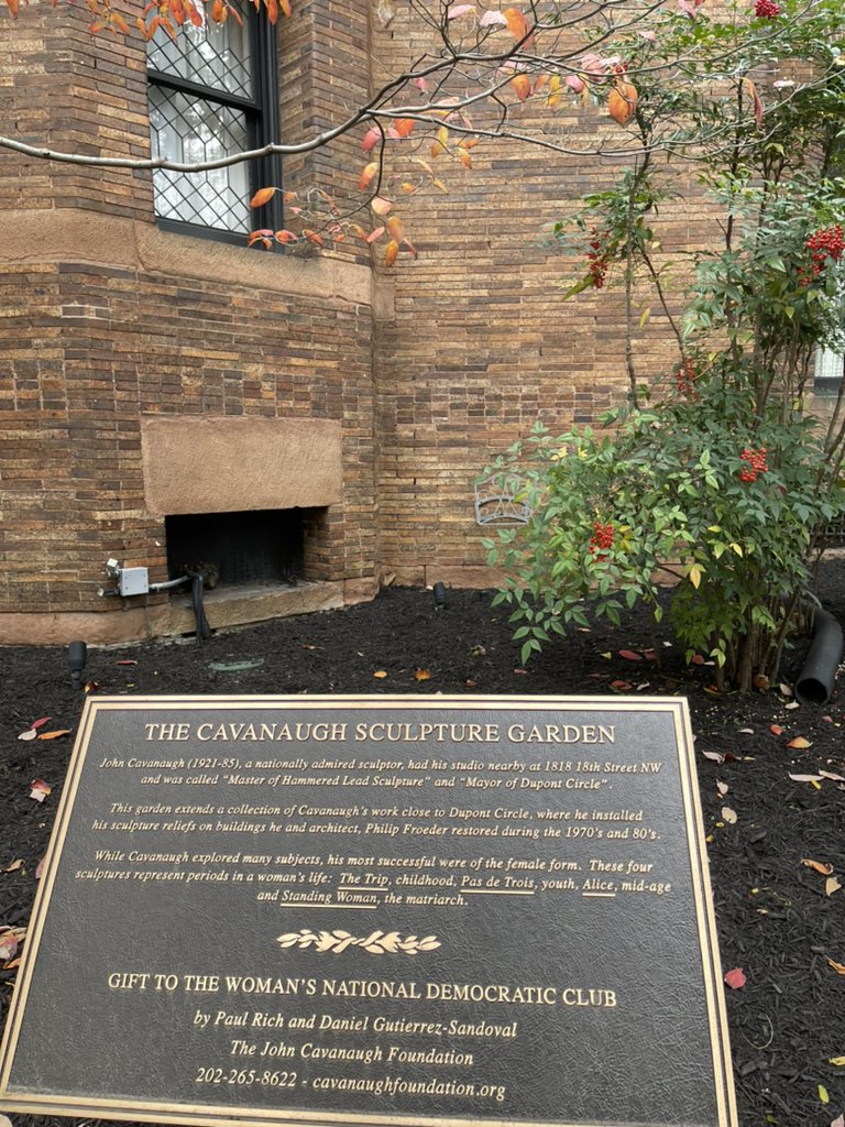 FarehaBugti's tweet photo. Getting lost is the only way to
Un-layering the city.
Stumbled on Cavanaugh’s sculptures exploring the various stages in a woman’s life #WashingtonDC #DCDiaries https://t.co/ZIHTFKWUdT