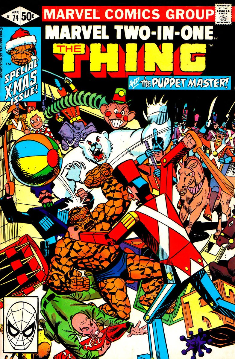 Marvel Two-In-One #74 by Mark Gruenwald and Frank Springer (April, 1981)