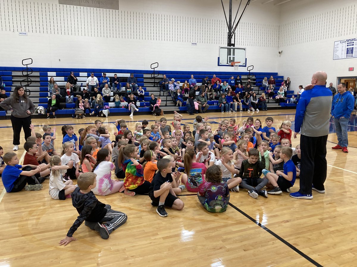 K-2 Mini Dribblers started today with 96 very excited kiddos learning the game of basketball.
