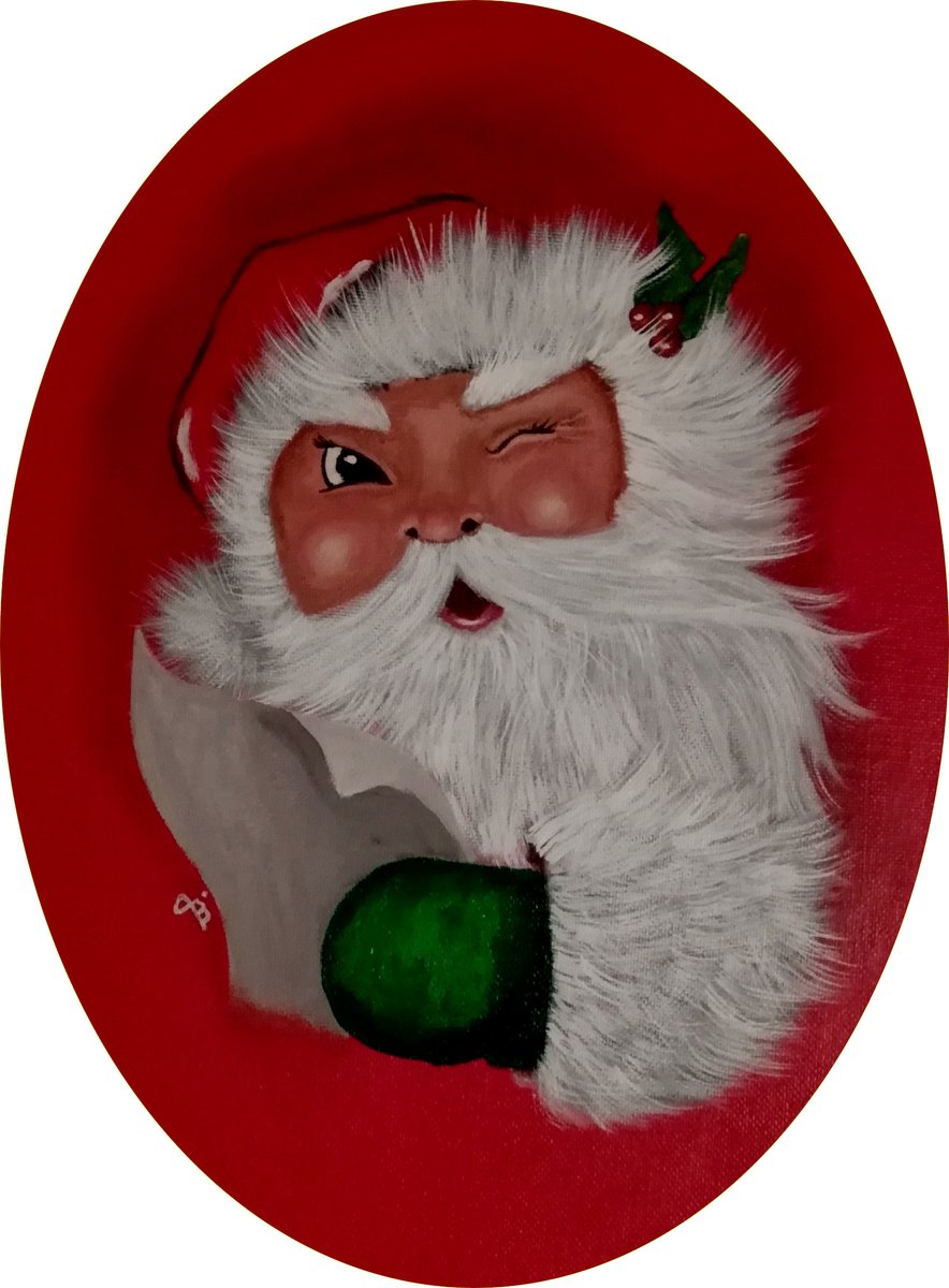 ja_p_m's tweet photo. Vintage Santa 🎨inspired by @Artsherpa. ❤️
Hat mir heute viel Spass gemacht, ihn zu malen.
Schönen Samichlaustag euch allen! 🎄☃️🎅
#acrylicpainting https://t.co/Mb7pojPljD