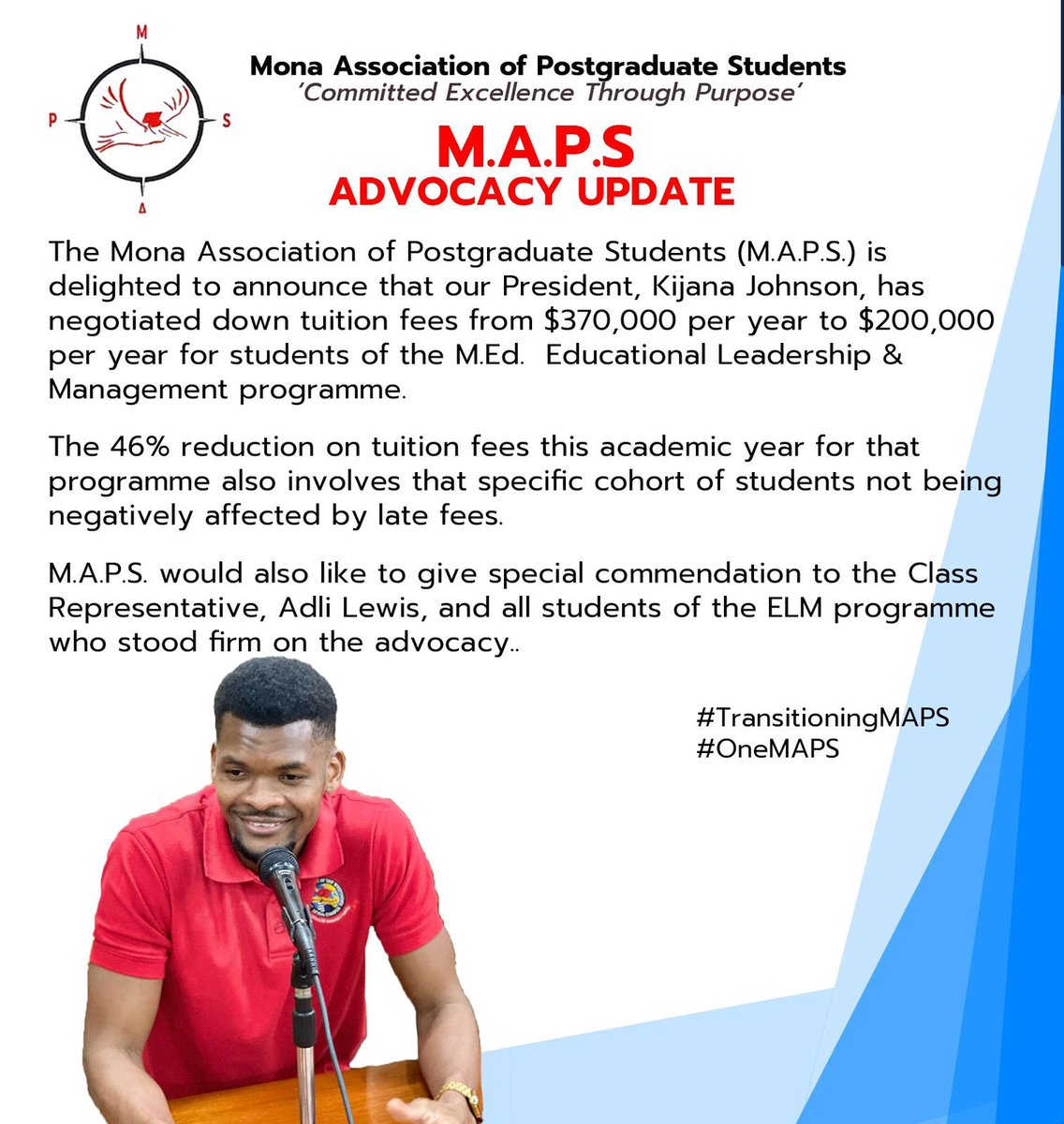 monapostgrads's tweet photo. Advocacy Update 📌

Re: M.Ed. Educational Leadership &amp; Management Tuition Fees reduction. https://t.co/ha6gd0Amin