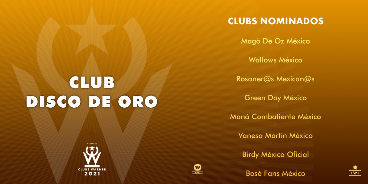 RosanerosMexico's tweet photo. Nos ayudas con tu voto en los Premios Clubs Warner 2021, categoría #ClubDiscoDeOro
Link ⤵️
https://t.co/crwtHfVYma

@ClubesWarner @RosanerosMexico @RosanaOficial https://t.co/3wHoituKui