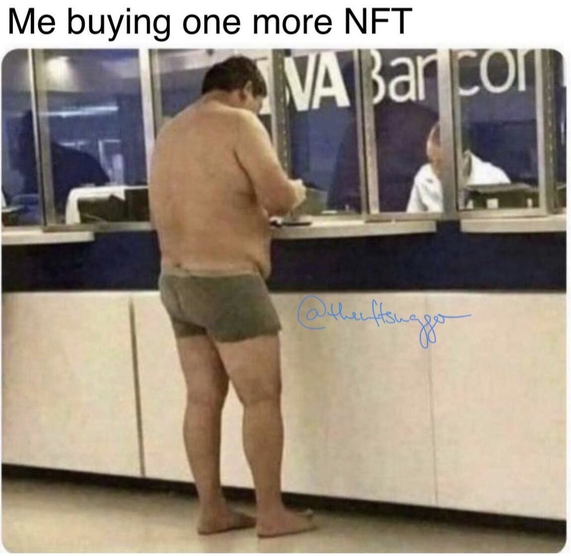 NFTKatie's tweet photo. You are not alone. I am there with you… send help 🤣
#fiatpoor #nftmemes https://t.co/aRwOhYwPwu