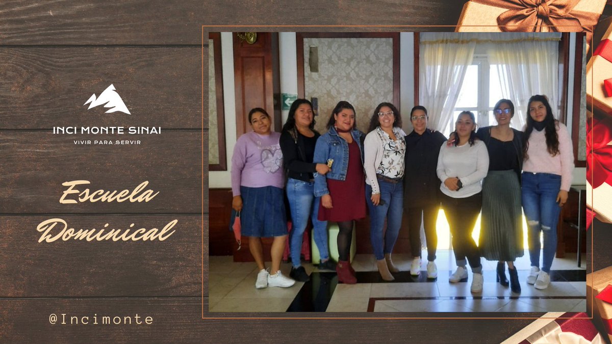 InciMonte's tweet photo. Escuela Dominical
10:00 am
05/12/2021
S. S. Classic II
En Monte Sinaí tenemos hermanos que aman a Dios y aman su obra.
Gracias por bendecirnos con tu ministerio.
Gracias por tu asistencia.
Siempre es bueno ser alimentados de la Palabra de Dios.
•
#Incimonte
#Biblia https://t.co/5mTcA7zTmW