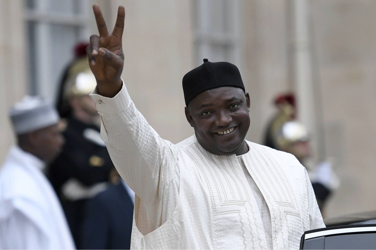 Africanelection's tweet photo. Adama Barrow wins second term with a landslide victory
https://t.co/yqVV67FkZy

#GambiaDecides2021 
#AfricanElectionsProject https://t.co/eiNCc6kC3o