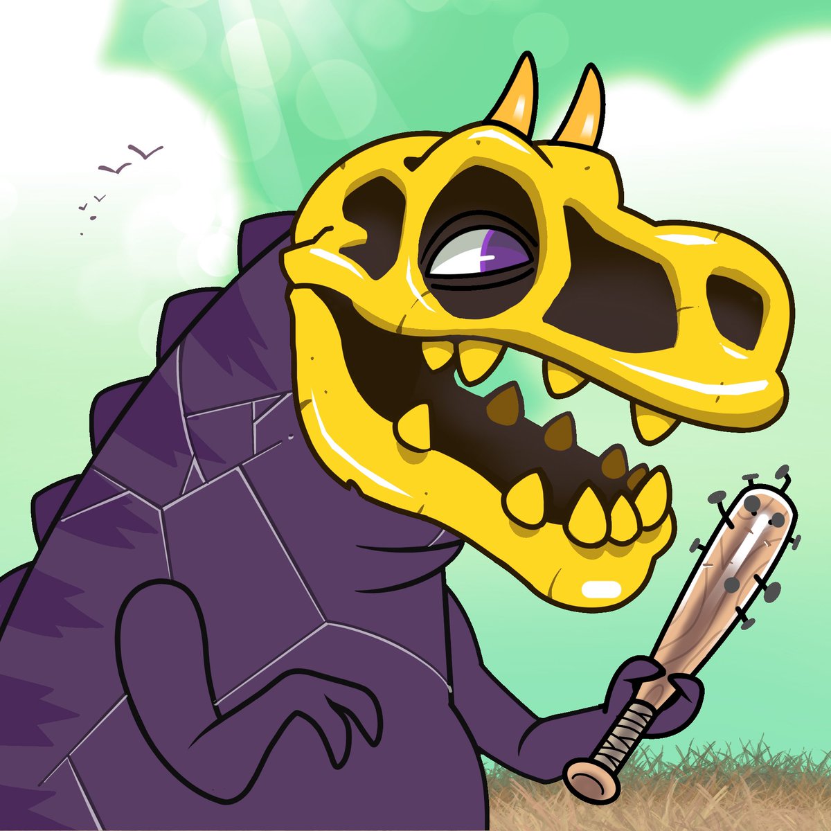 Coffee cannabis and crypto , what else could you need ? Oh yea a #Cannasaur ! Minting today on cannasaur420.com . 

#NFT #NFTs #nftcollectors #NFTCommmunity #nftcollectors #nftart #NFTdrop #NFTLAUNCH #cryptoart #cannabis #cannabisart #cannabisnft