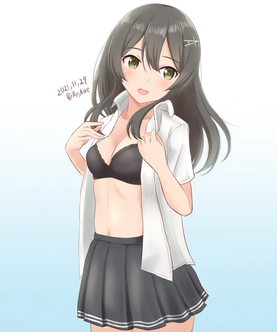 黒 #艦隊これくしょん #艦これ #親潮(艦隊これくしょん) #親潮 https://t.co/pnkMgSpF3f 