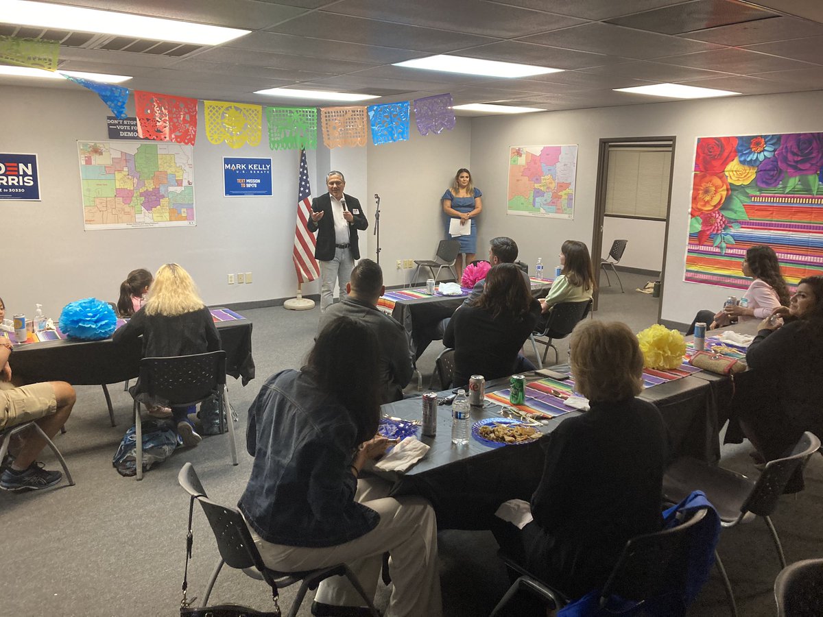 So much fun at the <a href="/MaricopaDems/">Maricopa County Democratic Party</a> Posada last night. Our community is ready to change the state. Shoutout to the Latino Outreach Committee for putting in the work