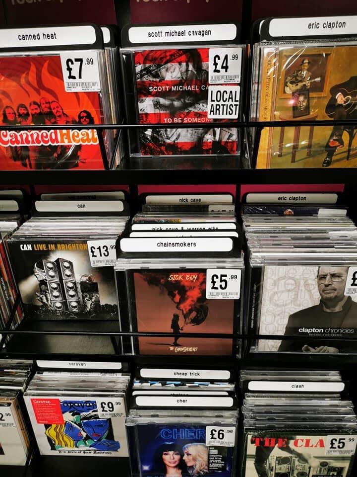 SapienRecords's tweet photo. Scott Michael Cavagan @cav81 “To Be Someone” EP available now @hmvGateshead ⚡️

… the final few copies of his debut album '21st Century Love’ also reside alongside, pop in and the HMV @_Metrocentre guys will hook you up ✊

@hmvtweets https://t.co/O5cTOZbAe8