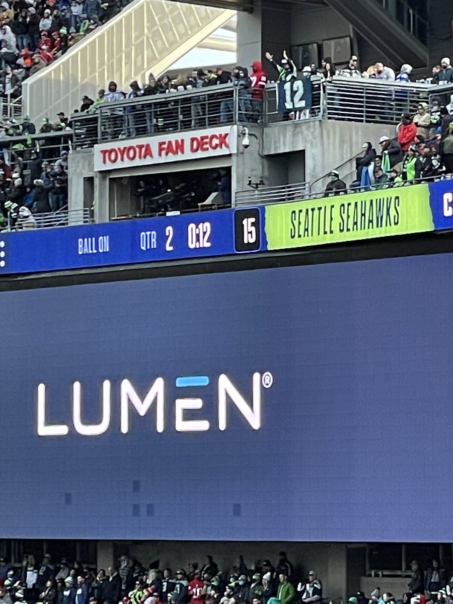 Let’s go hawks with how many seconds on the clock.  #seahawks