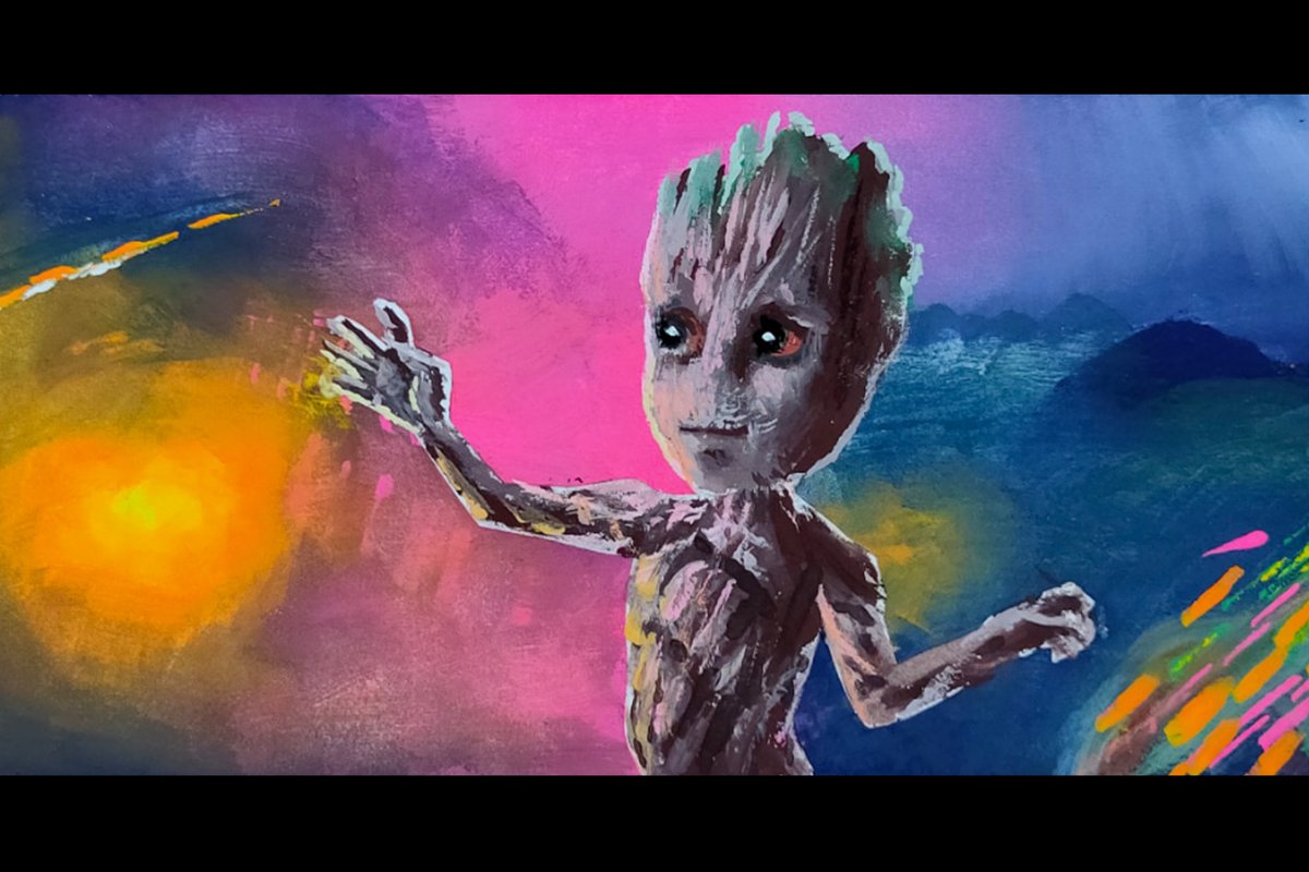 Baby groot
Quick gouache drawing 🎨🎨 Size : 6*11 cm

#gouachepainting #paint #art #artist #finearts #draw #drawing #drawings #marvelcomics #marvelstudios #marvel #hollywood #hollywoodstudios #diseny #comicsbook #superhero #superheroes #رسم #رسامين #drawings