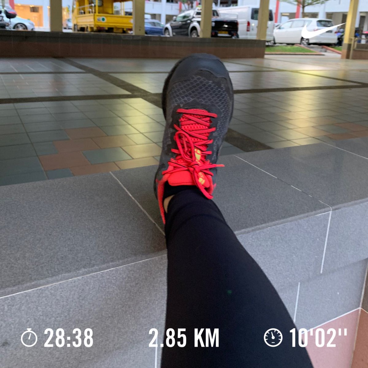 ShadesofTL's tweet photo. Today's purpose: 20-minute run with Coach ⁦@Bitbeefy⁩
#everyrunhasitspurpose 
#idontwanttorunrun 
#morningrun 
#recoveryrun 
#nikerunclub https://t.co/ReOtWXzxmT