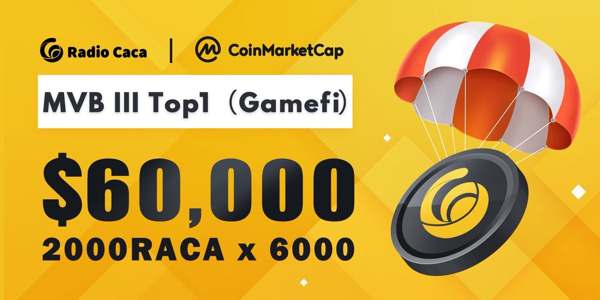 RACA (@raca_3) on Twitter photo Radio Caca is the BSC MVB Top1 GameFi project.
$60,000 USD worth #RACA will be airdropped.
Follow
<a href="/RadioCacaNFT/">Follow @RACA_3</a>
<a href="/USMverse/">USMLab.bab</a>
@USMchain
<a href="/BinanceChain/">Binance Chain</a>
Like, RT, tag 3 friends #RACA #BSC #Metamon
Join Discord discord.gg/34qREVgv3h
Join TG t.me/RadioCacagroup2 Radio Caca is the BSC MVB Top1 GameFi project.
$60,000 USD worth #RACA will be airdropped.
Follow
<a href="/RadioCacaNFT/">Follow @RACA_3</a>
<a href="/USMverse/">USMLab.bab</a>
@USMchain
<a href="/BinanceChain/">Binance Chain</a>
Like, RT, tag 3 friends #RACA #BSC #Metamon
Join Discord discord.gg/34qREVgv3h
Join TG t.me/RadioCacagroup2