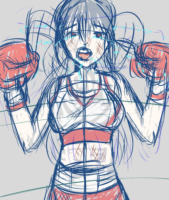 気分転換に描き"殴り"ましたφ≡φ(^o^) 