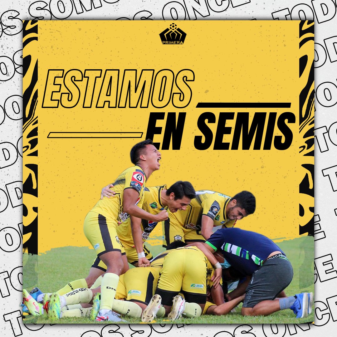 #11DeportivoOficial 

¡El Tanque está en Semis!

#TodosSomos11💛🖤⚽️