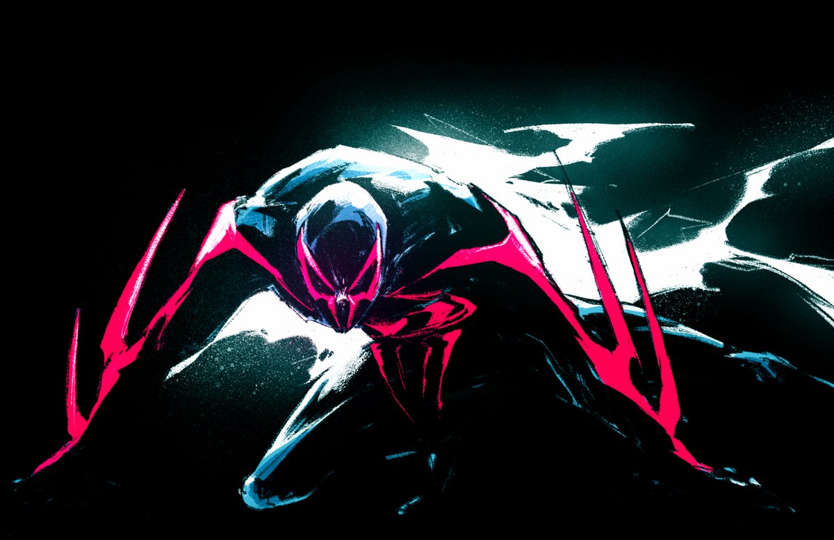 1boy solo male focus superhero bodysuit black background mask glowing  illustration images