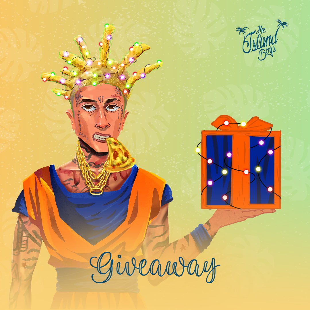 OfficialBoysNFT's tweet photo. NFT GIVEAWAY 🚨🚨🚨

Giving away one Official Island Boys NFT (at launch on 12/10)

To enter, you must follow our account and RT this tweet. Winner picked on 12/9! https://t.co/YiXnqiqM1C