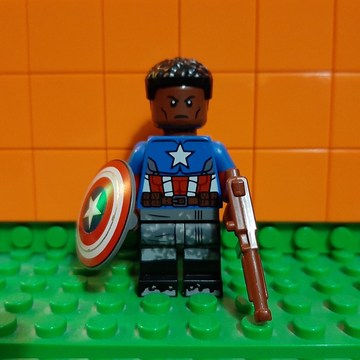 BrickBastardsMN's tweet photo. My custom Isaiah Bradley / Captain America #BrickBastardsMN #IsaiahBradley #CaptainAmerica #Marvel #MCU https://t.co/uR1WMTqkzi