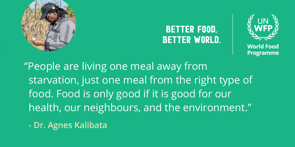 #UNFSS2021 Special Envoy Dr. <a href="/Agnes_Kalibata/">Agnes M. Kalibata</a> is working to change the way the world produces, consumes, and thinks about food. In episode 2 of #BetterFoodBetterWorld, Dr. Kalibata raises the alarm on the growing nutritional crisis. 

Listen here 🎧 bit.ly/3lkMcRb