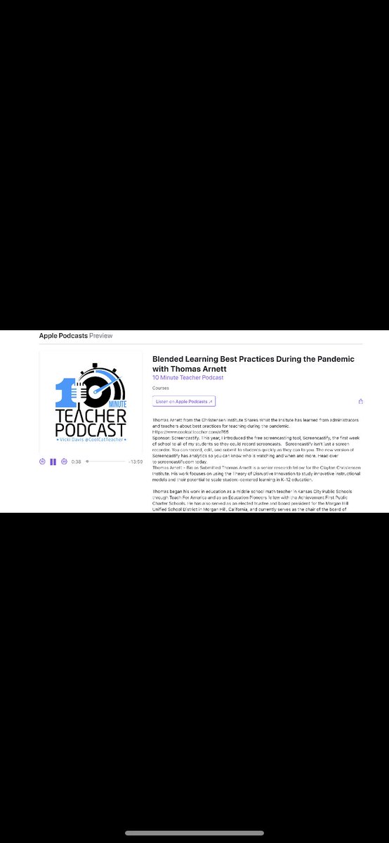 HDietz's tweet photo. This podcast was really cool about blended learning during the pandemic #GCCEDU https://t.co/LGctS4YZ6b
