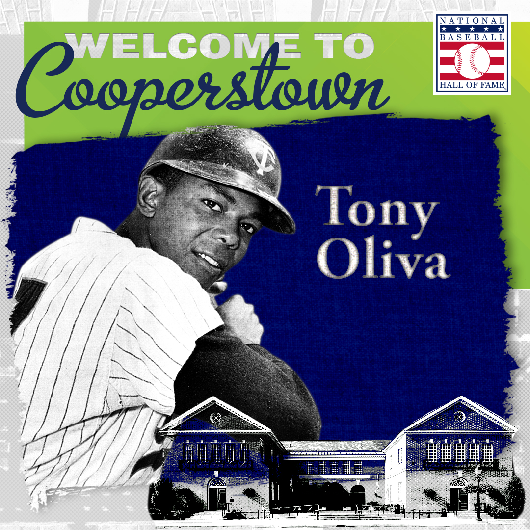 Jerryto94's tweet photo. WOW. ¡NOTICIÓN! 🇨🇺

¡Minnie Miñoso y Tony Oliva fueron elegidos miembros del Salón de la Fama! ¡Ahora son 6 jugadores cubanos en Cooperstown!

-Martín Dihigo
-José de la Caridad Méndez
-Cristóbal Torriente
-Tany Pérez
-Orestes Miñoso
-Tony Oliva https://t.co/g3Mw7iPRdR