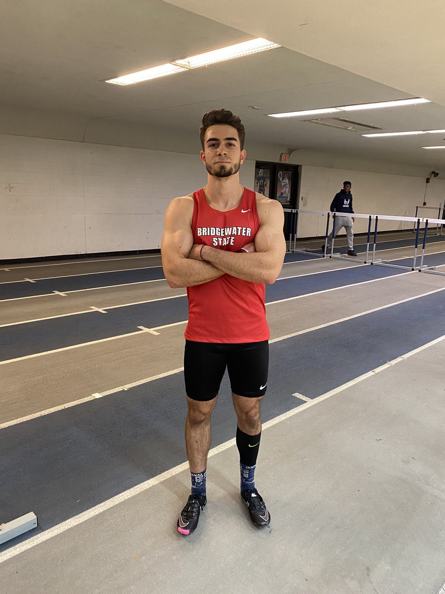 BSU_XC_TF's tweet photo. π¨ SCHOOL RECORD ALERT π¨ Jake DeAndrade smashes the 55m record with a time of 6.41 to open the season #BearsTF https://t.co/kkcUlZfZUd