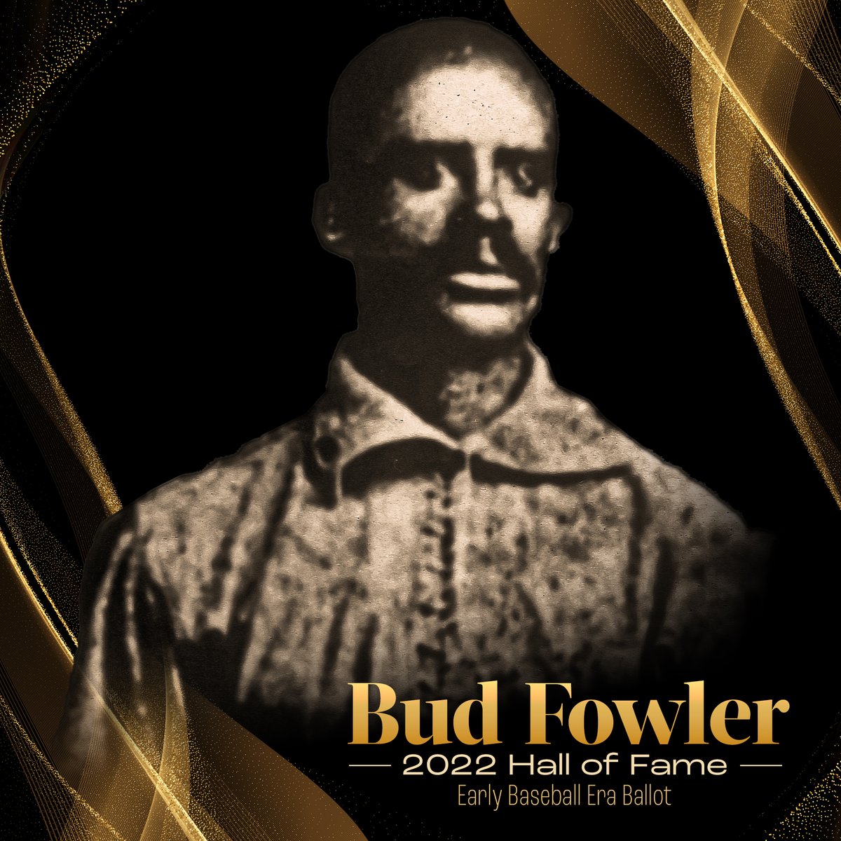 MLB's tweet photo. From the Early Baseball Era Ballot, Buck O'Neil and Bud Fowler have been elected to the National Baseball Hall of Fame. https://t.co/sNl8HNw510