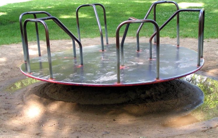 Super70sSports's tweet image. Kids getting thrown off right and left. Total carnage. Wails of anguish. Not one adult gave a single shit about it.