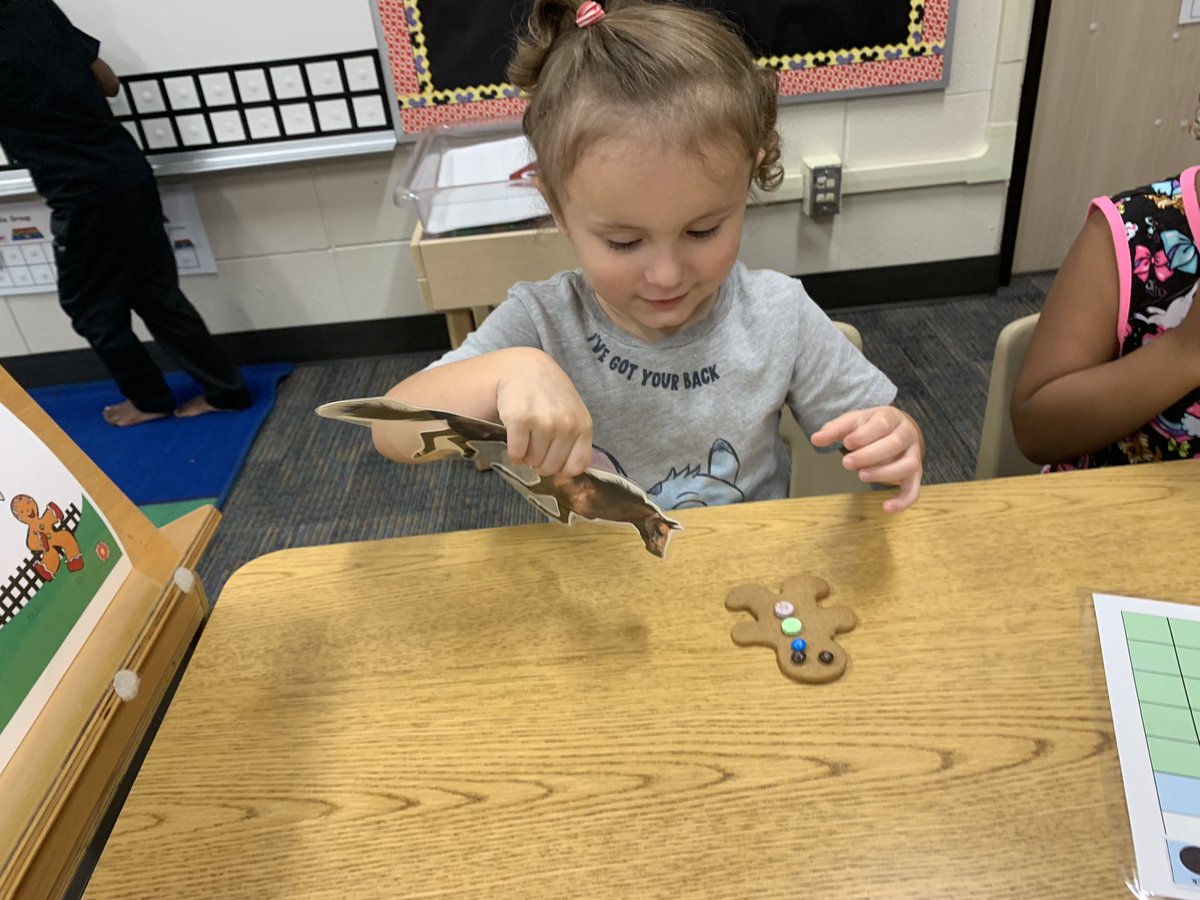 PhillipsECSE's tweet photo. Retelling The Gingerbread Man with story props and our very own gingerbread man!!!! 
@Hamilton_Lions #hamiltonpride https://t.co/rtJXx31Ywd