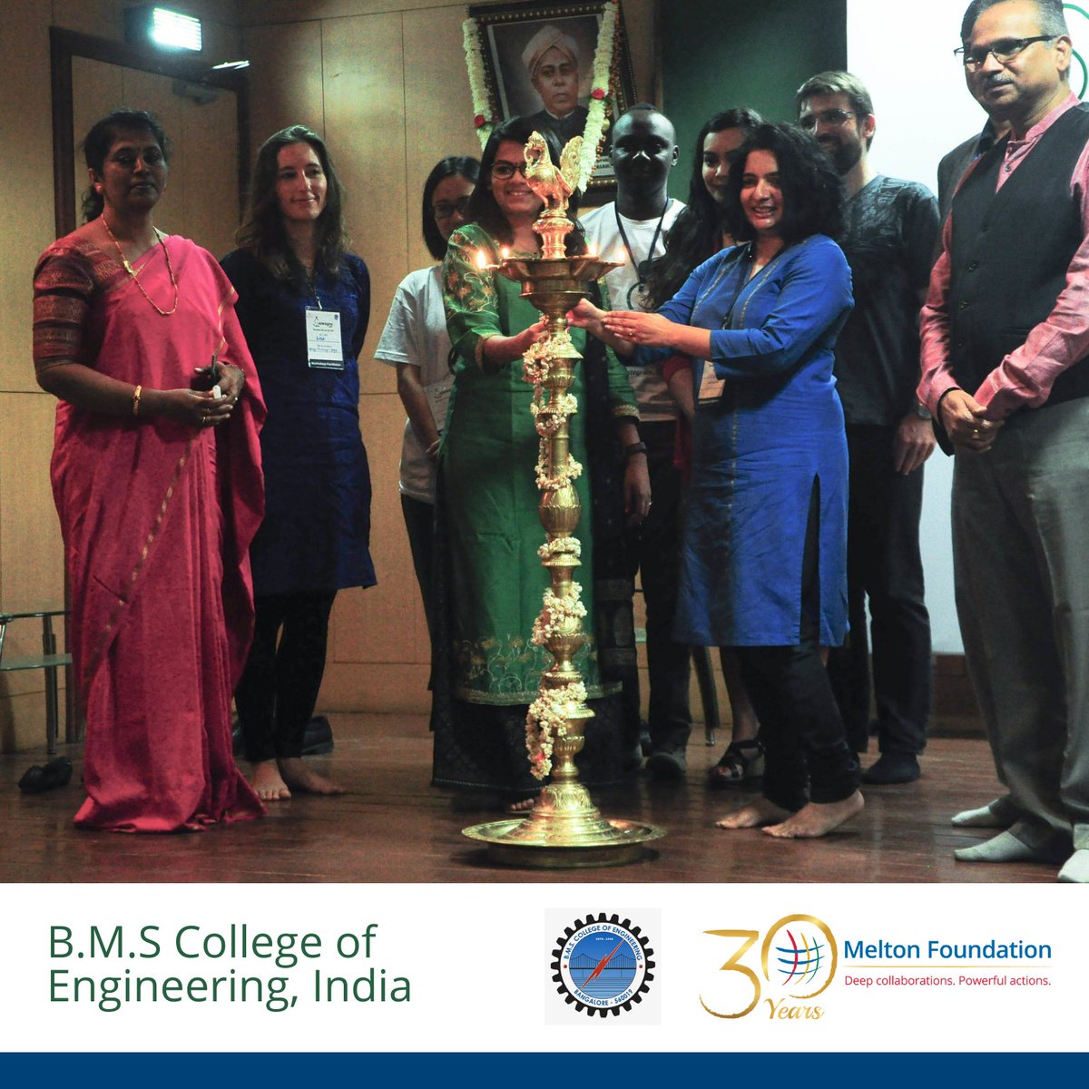 MFGlobalCitizen's tweet photo. #30YearsofCollaboration
BMS College of Engineering has been part of the Melton Foundation #network since 1992. As part of our #30Years Celebrations, we extend our #gratitude to @MeltonBMS for being one of our #partners who have been with us in our metamorphosis and expansion! https://t.co/i0c4yXEOKQ