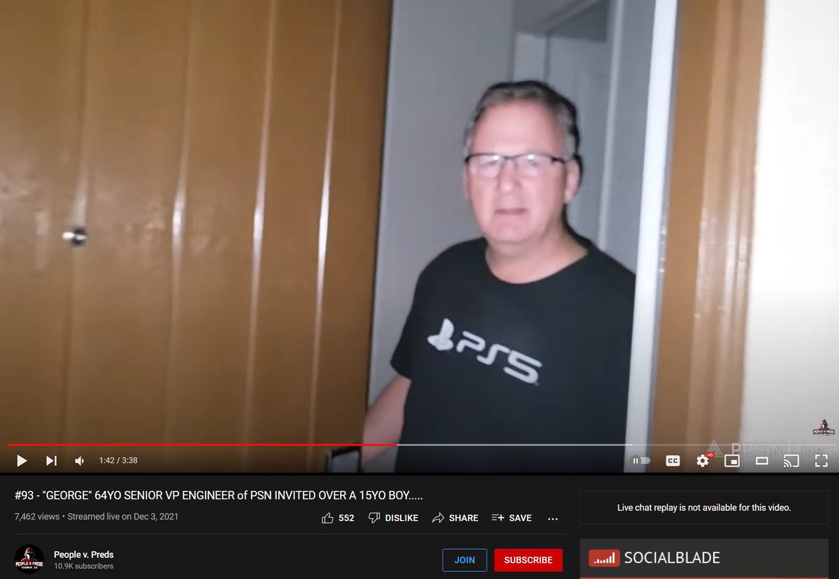KEEMSTAR's tweet photo. Sony Vice President fired after appearing in pedophile sting video rocking a #PS5 shirt.  #DramaAlert https://t.co/yRCnZhjpV0