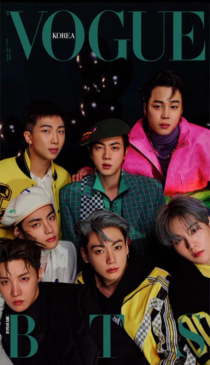 btschartsxdaily's tweet photo. Vogue Korea, GQ Korea January Issue with @BTS_twt &amp; @LouisVuitton https://t.co/c21lXmtGqJ