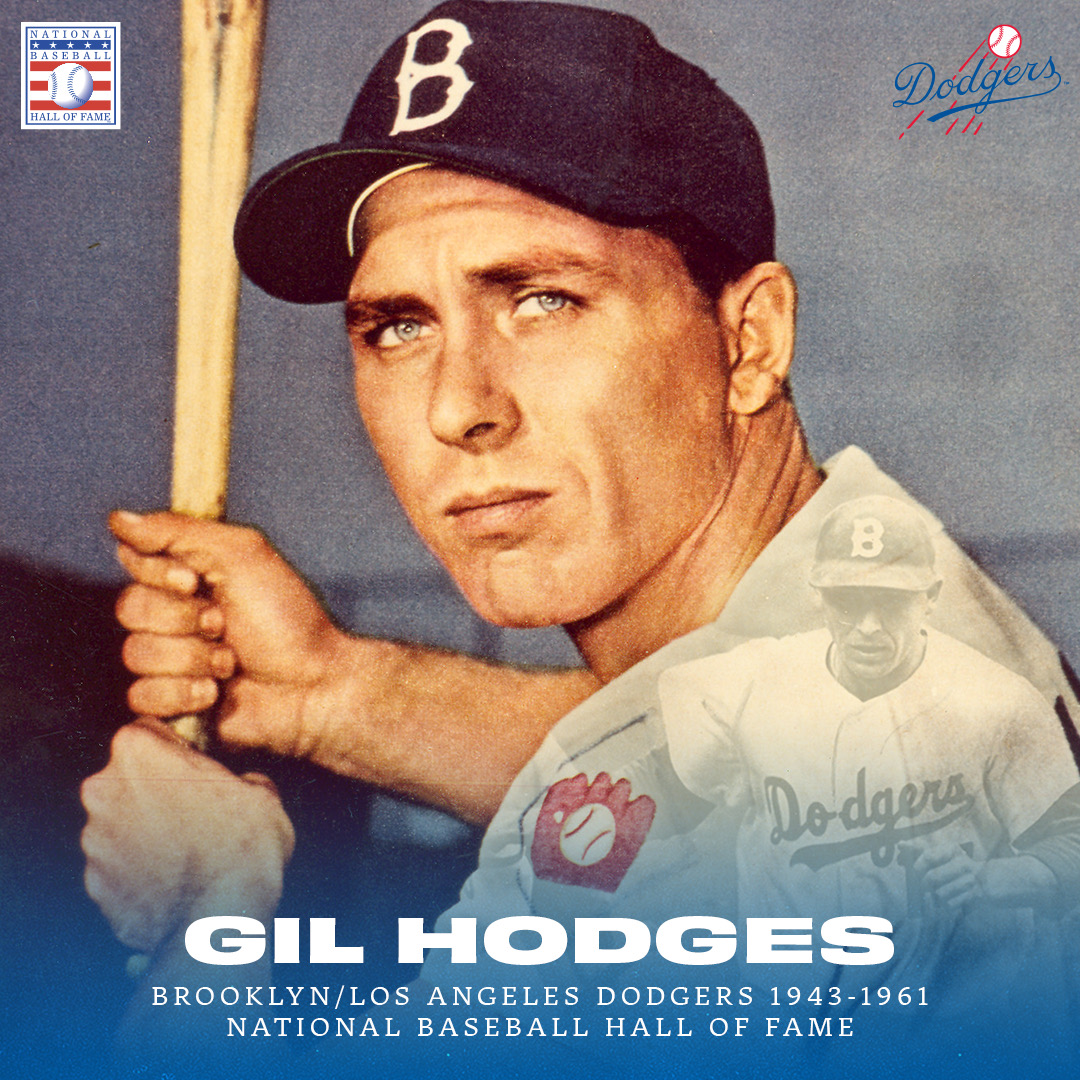 Los Angeles Dodgers on Twitter "Gil Hodges, Hall of Famer. The alltime Dodger great has been