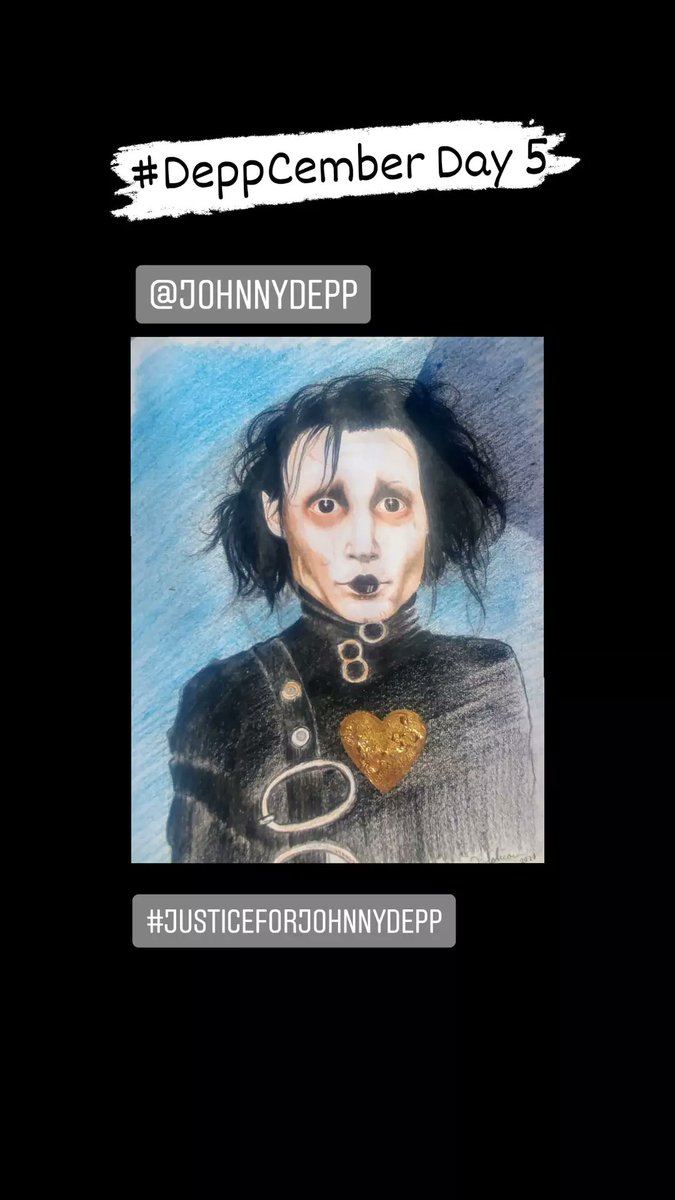 JJolicoeurArt's tweet photo. DeppCember Day 5.
#Deppember
#justiceforjohnnydepp
#JohnnyDepp https://t.co/eSctz6EGvV