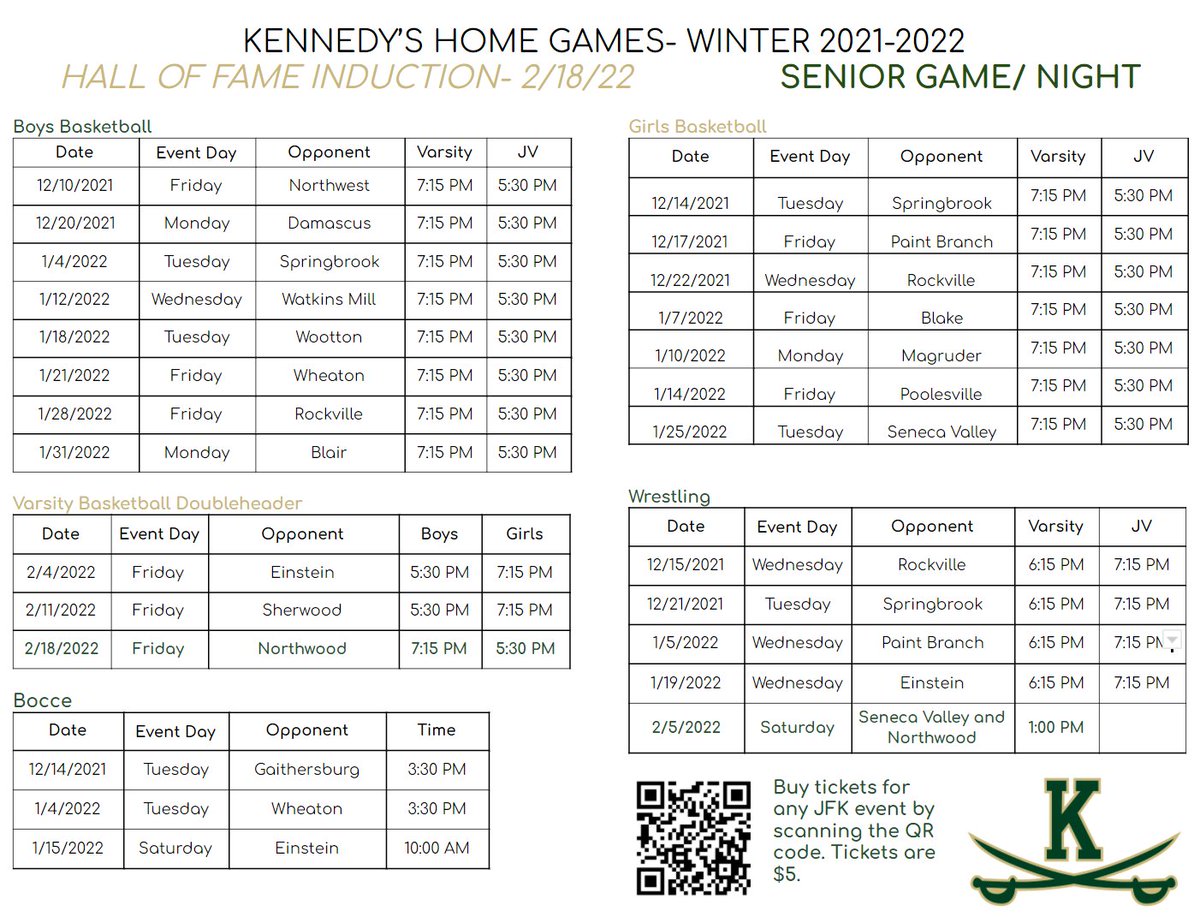 Check it out Cavaliers! @KennedyMCPSPrin <a href="/KennedyHS_PTSA/">John F. Kennedy High School PTSA</a> <a href="/jfkcav/">KCTV Kennedy High School</a> <a href="/SgaJfk/">JFK SGA</a> <a href="/vbradley36/">Vaughn M. Bradley Jr., Ph.D.</a> @jfk_hoops <a href="/JFK_LadyCavs/">🏀💚Lady Cavs💛🏀</a> <a href="/jfk_wrestling/">JFK Wrestling</a>