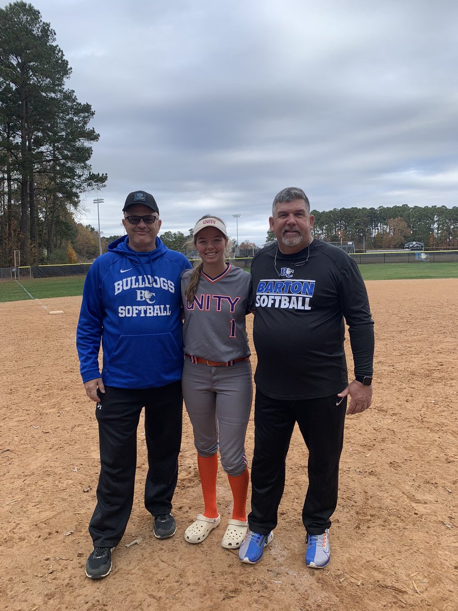 Katconnell2023's tweet photo. First time on campus at Barton. Had a great time on the campus tour, at the camp, and at the tournament. Thank you coaches.@Unity_Connell @TierOneFP @barton_softball @JuniorBailey https://t.co/kko0H6GMLh