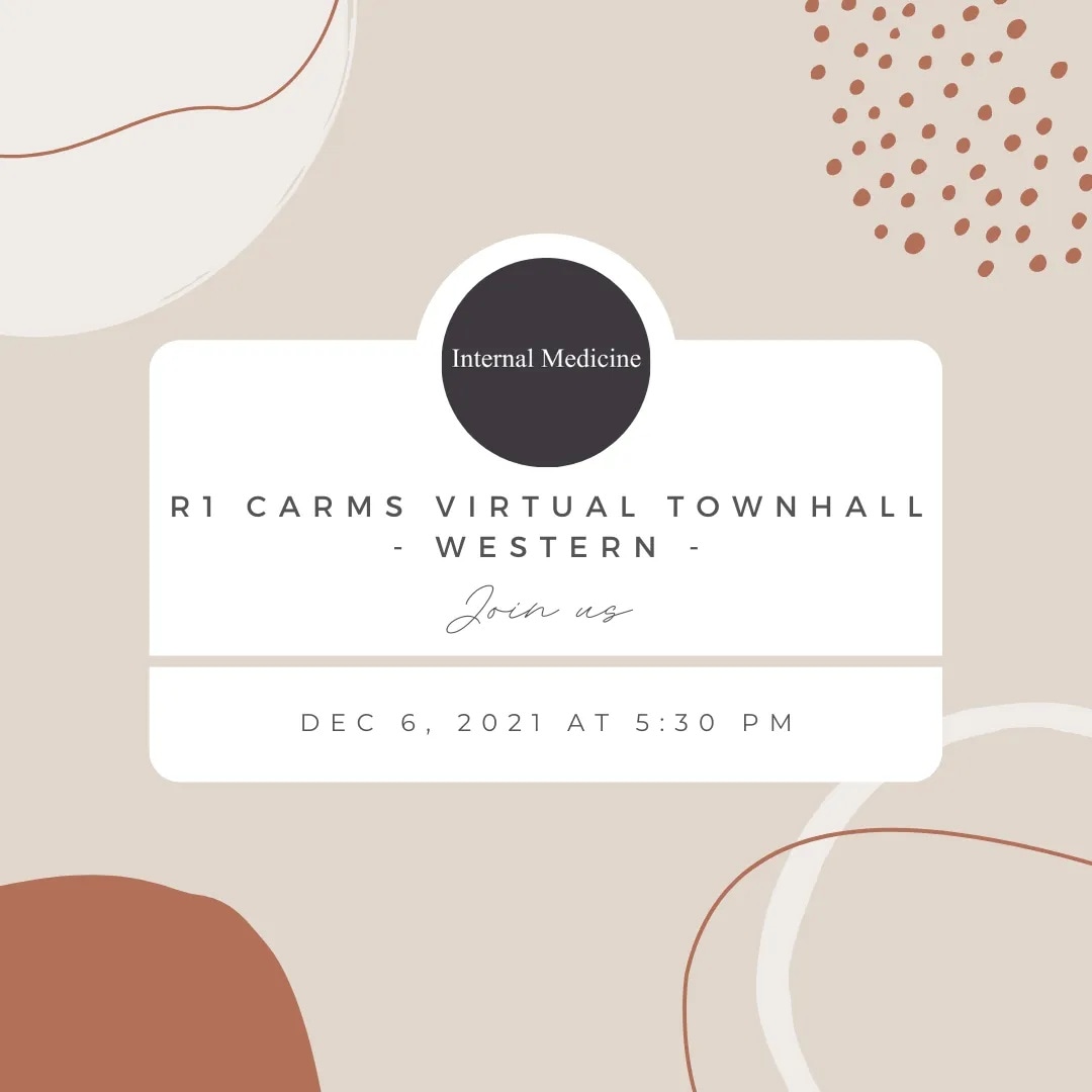 This is tomorrow! Join our assistant PD, Dr. Lam, and some of our residents to learn about why we love our program! Look forward to meeting you. 😊