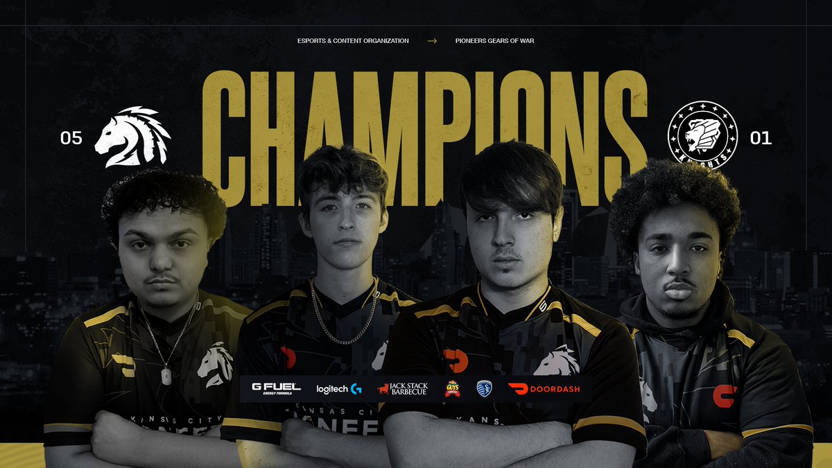 🏆 YOUR <a href="/GearsEsports/">Gears Esports</a> $120,000 FALL MAJOR CHAMPIONS 🏆

🙅‍♂️ NO ONE CAN STOP US 😈

🥇 <a href="/Acells_/">r</a> 
🥇 @PrecisionGOW 
🥇 @hndles 
🥇 <a href="/Xysho_/">Xysho</a> 
🥇 @1kbebo 
🥇 <a href="/Jackal_Tenebris/">Jackal</a> 

#MyCity🐎 | #KCPGoW